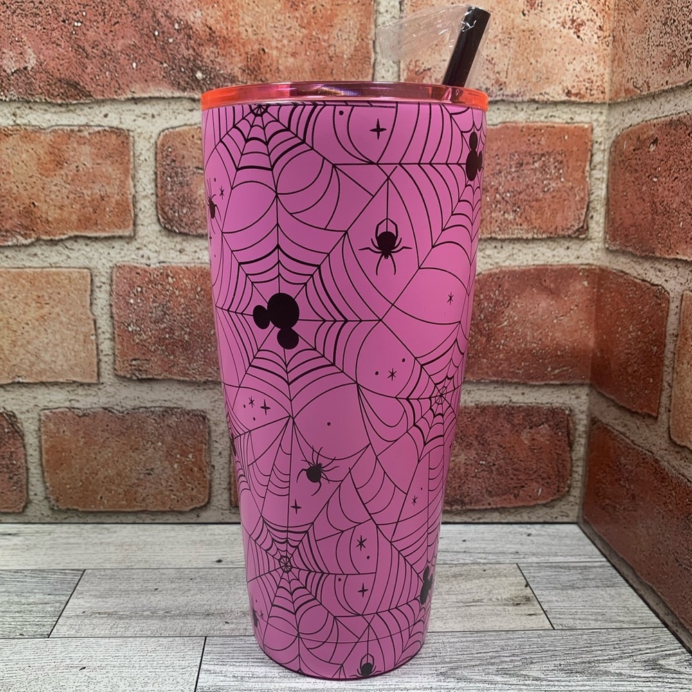 Disney Mickey Mouse Halloween Spiderweb Tumbler